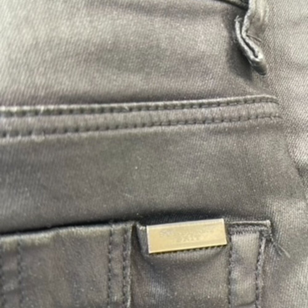 Size 24W Burberry Pilton Skinny Ankle Stretchy Jeans Women's Burgundy Authentic - Picture 12 of 14